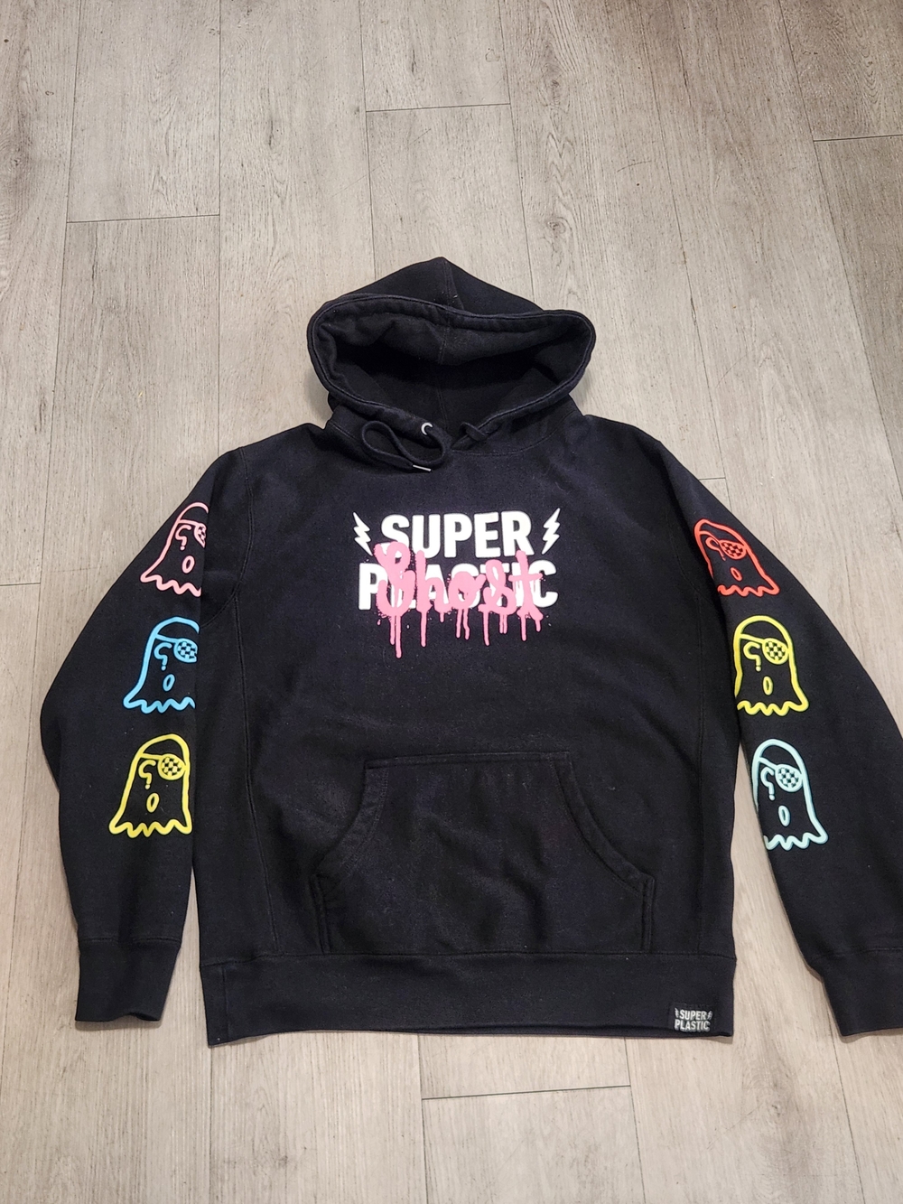 Superplastic x Trouble Andrew Super Ghost Hoodie - Mens M (Gucci Ghost)